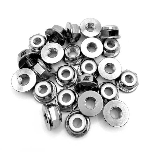 1/4 UNF Titanium Nyloc Nut