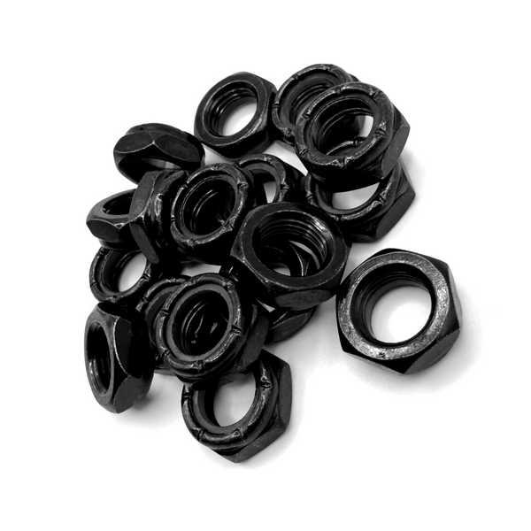 1/2 UNF Steel Nyloc Half Nuts