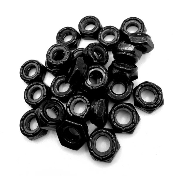 1/4 UNF Steel Nyloc Half Nut