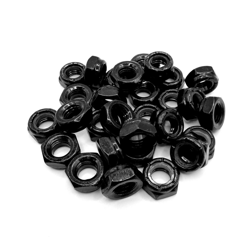 5/16 UNF Steel Nyloc Half Nut